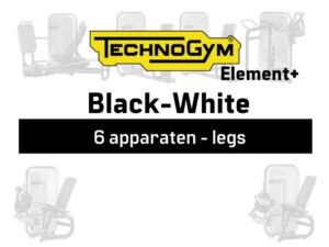 Technogym element set black and white legs