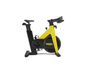 technogym group cycle yellow side view